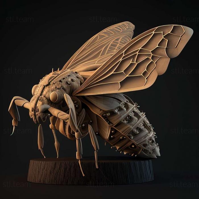 3D model Grammoptera abdominalis (STL)